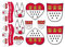 Hautaufkleber Köln Accessoire Köln Tattoo Aufkleber Körperschmuck Wappen Dom Party Kölner Straßenkarneval Festumzug Karneval Kölle Alaaf