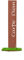 prima terra Carpe Diem Gartenstele Edelrost Stele Dekoration Gartendekoration Deko Garten H=120cm B=20cm