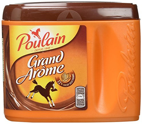 Poulain Grand Arôme Chocolat en Poudre 450 g - Lot de 5