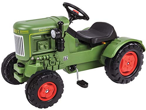 BIG - Fendt Dieselross - Kindertraktor, Spielfahrzeug mit Präzisionskettenantrieb, 3-fach verstellbarer Sitz, bis 50 kg, Fendt Lizenz, für Kinder ab 3 Jahren