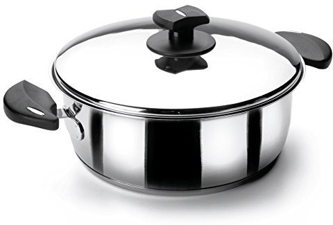 Lacor - 88026 - Cacerola Con Tapa Nova Ladycor 26 cm, 4,5 Litros, Inox.