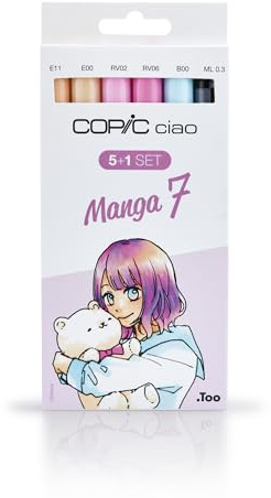 COPIC Hobbymarker ciao 5+1 Set, Manga 7 4013695261508