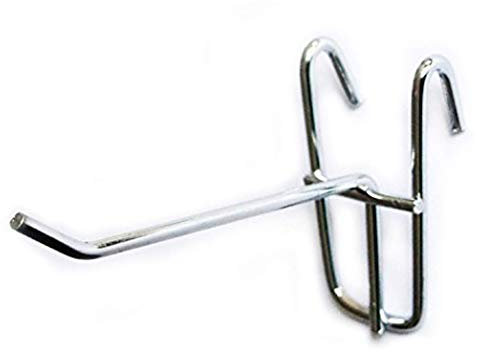 HAND ® SRM03 Slatwall Euro Haken, 10 cm, 5 Stück