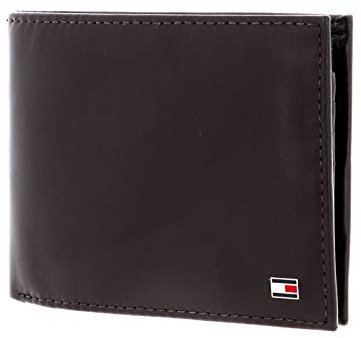 Tommy Hilfiger Eton CC Flap and Coin Pocket Brown