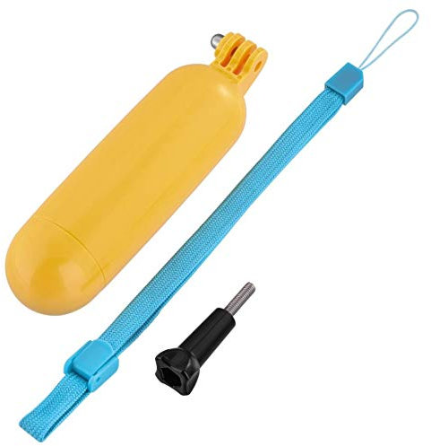 Hama Schwimmgriff für GoPro Actioncam, Auftriebshilfe mit Handschlaufe, gelb