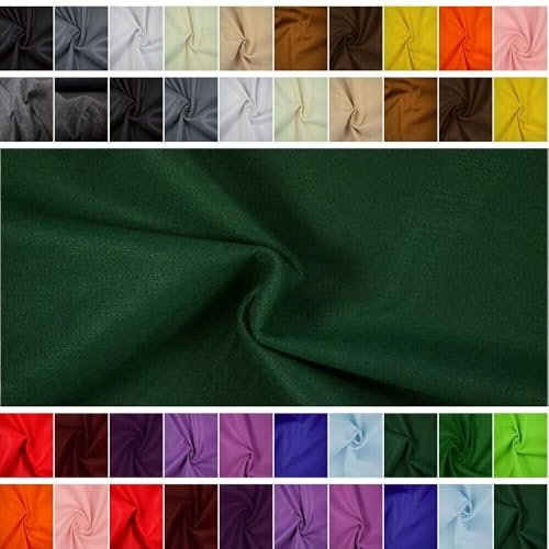 Fabrics-City tannengrün Filzstoff 2mm Bastelfilz Dekofilz für Bastelarbeit, Bekleidung, Dekoration, Kindergarten, Taschen, Nähen, Kleben, DIY, Bastelmaterial, Filzplatten Stoff, 2501