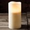Lights4fun Extra Large Battery Operated Real Wax LED Candle 30cm