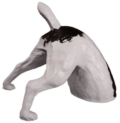 Colourliving Halber Hund grabend, Jack Russel Terrier Deko Figur Garten