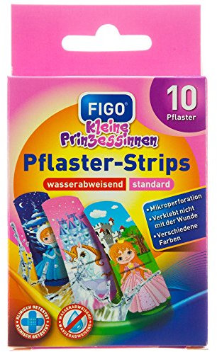 Figo Kinder-Pflaster Kleine Prinzessinnen, 2er Pack (2 x 10 Stück)