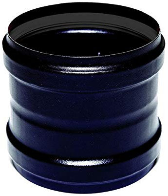 femelle Tronchetto/femelle DN 80 conduit 600 degrés émaillés poêle à granulés bois tube noir CE Fabriqué en Italie