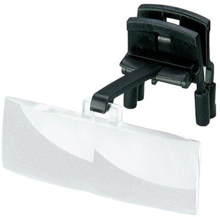 Eschenbach Brille Typ Clip Lupe labo Clip Fernglas Typ Vergrößerung 1,7 Mal 2,5 mal 2 Objektive Set 1646–202