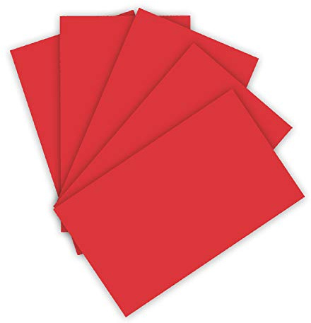 folia 6319 - Tonpapier 130 g/m², Tonzeichenpapier in Hibiscus, DIN A3, 50 Bogen, als Grundlage für zahlreiche Bastelarbeiten