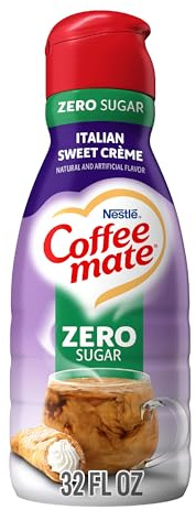 Coffee mate Italian Sweet Creme Zero Sugar Coffee Creamer, 32 Fl Oz
