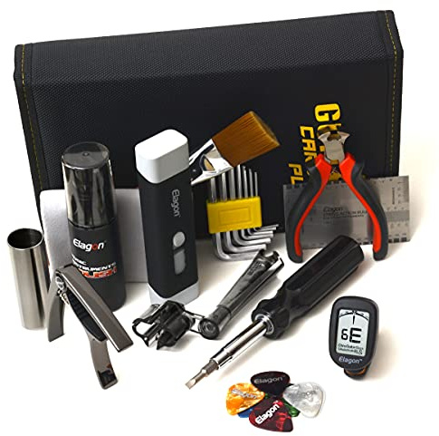 Guitar Care Guitar Cleaning Guitar Maintenance Kit All Tools to Keep Your Guitar Clean & Properly Set up Plus Cool Accessories for All Guitars and Guitarists of All Levels Elagon uk