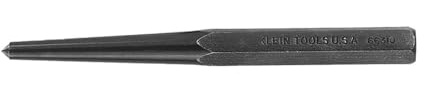 Klein Tools 66310 1/4-Inch Center Punch, 4-1/4-Inch Length 4-1/4-Inch by 1/4-Inch