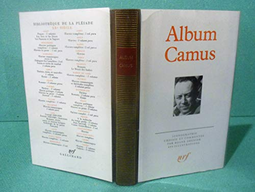 Album de la Pleiade Albert Camus