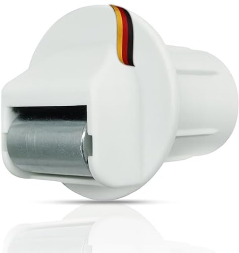 markiso® Steckleitrolle Rolladen Gurtführung, Gurtleitrolle für Rollladengurt bis 23mm | [Hergestellt in Deutschland] Stahlrolle inkl. Bürstendichtung in Handwerkerqualität | Set´s verfügbar