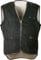 Cord Weste mit Webpelz,Farbe schwarz, Gr.M