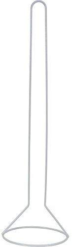 MSV 141340 Toilet Roll Holder, Plastic, Grey, 14.5 x 50.5 cm