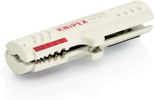 KNIPEX Abmantelungswerkzeug für Datenkabel in Blister 125 mm, 16 65 125 SB