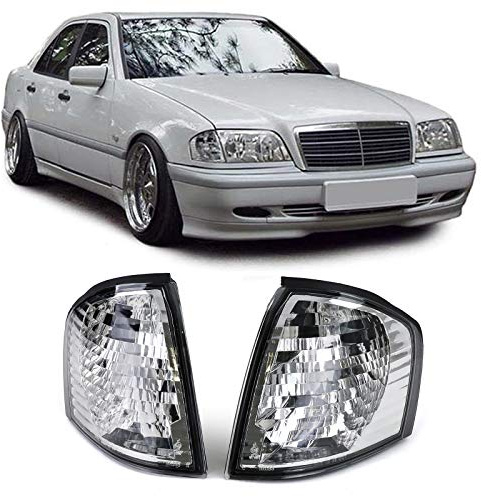 Klarglas Blinker Chrom passend für Mercedes W202 C Klasse 93-00