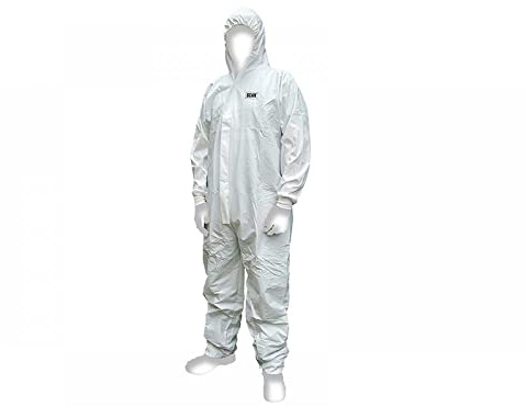 Scan WWDOL56 Type 41400 Chemical Splash Resistant Disposable Coverall - White