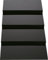 Acryl Treppenetagere/Stufenetagere, schwarz | Gr. 80 cm x 45 cm