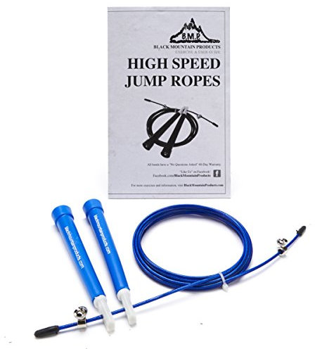 Black Mountain Products Speed Jump Rope Cable, Blau