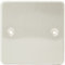 Knightsbridge FP8350BC FP8350 FPAV8350BC Fflat 1G Blanking Plate-Brushed Chrome, 230 V