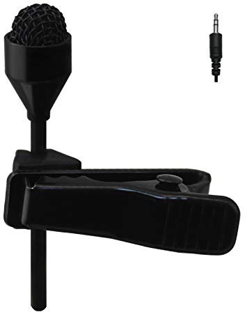 Pro JK Mic-J 004 Lavalier micrófono Externo de Solapa diseñado para Dispositivos de grabación de Zoom Tascam – 35 mm, Conector estéreo estándar