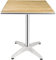 Bolero quadratischer Tisch Eschenholz 1 Bein 60cm