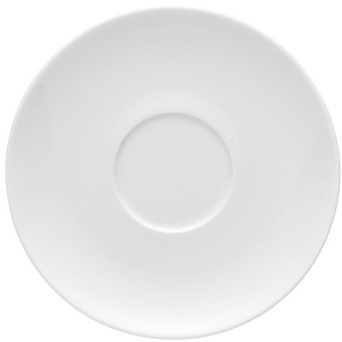Rosenthal Kaffee-Untertasse 15 cm, Knochenporzellan, Weiß