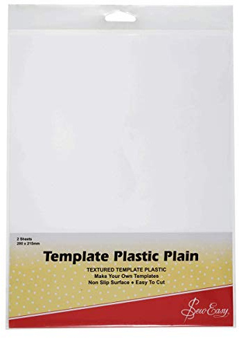 Sew Easy Plastic Template Plain for Quilting Patchwork Making Templates Non Slip ER398