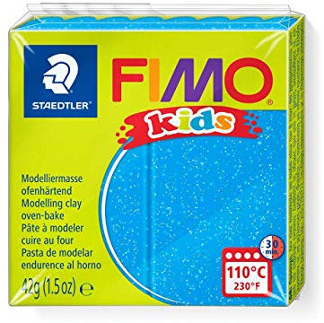 Modelliermasse Fimo glitter blau STAEDTLER 8030312 Kids 42g