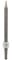 Bosch Accessories Burin Pointus à Queue Six Pans Extrémité Arrondie, 400mm Longueur Totale Gris