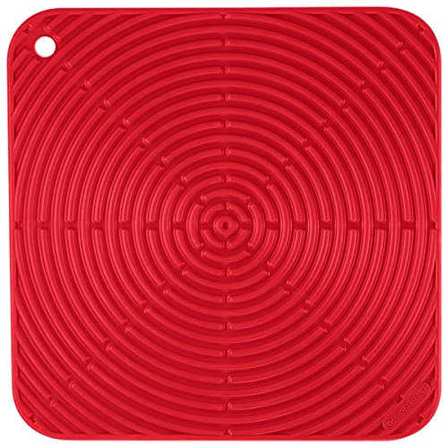 Le Creuset Dessous de Plat, Silicone, Résistant à la Chaleur, 29 cm, Cerise, 93005629060000