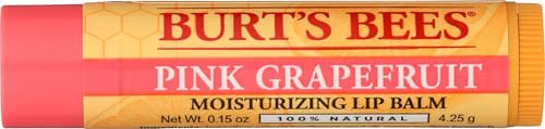 Burt's Bees Pink Grapefruit Moisturizing Lip Balm - 0.15oz Lip Balm