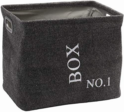 Aquanova Korb Badkorb Regalkorb Schrankkorb Dunkelgrau Evora, Größe:L- 40x30x34