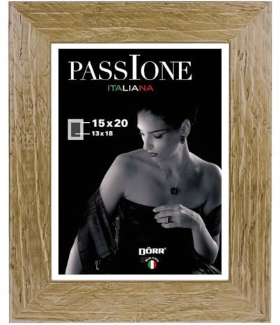 Dorr Bilderrahmen, Treibholz, 17,8 x 12,7 cm, Holz, Hellbraun, 19 x 2 x 24 cm