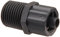 Techon Systems TSD931-57 Fitting, männliches Luer-Lock, 0,3 cm NPT, schwarzes Nylon