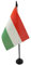 AZ FLAG - Tischflagge Ungarn - 15x10 cm - Ungarische Tischfahne 10 x 15 Cm - Flaggen