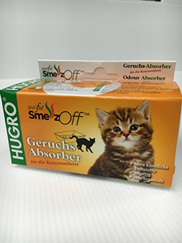 SmellzOff Geruchsabsorber für die Katzentoilette, 2er Set von Hugro