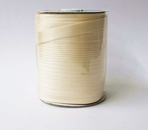 eventkauf Schrägband Rolle Satin 132m x 15mm (Hellbraun)