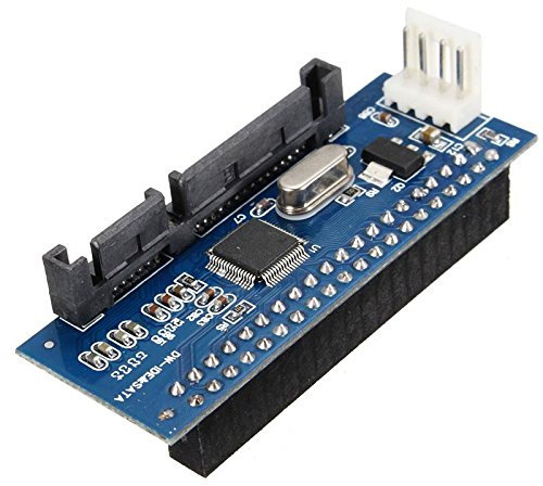 40Pin 3.5 IDE to 7+15 22 pin SATA Male Adapter Internal Hard Drive Card Adapter