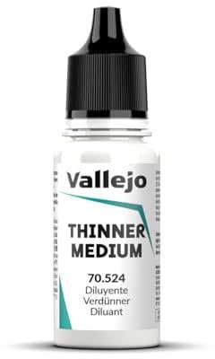 Vallejo Thinner Medium Diluyente, Incolor, 18 ml