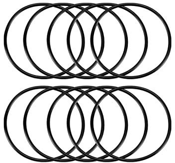 sourcing map O Ringe Dichtungsringe 80x74x3mm NBR 10 Stück | Wasserhahn Spülventile Waschbecken Duschablauf Hydraulik Rohrschlauch Rund Gummi Dichtung O Ring Seals Unterlegscheibe