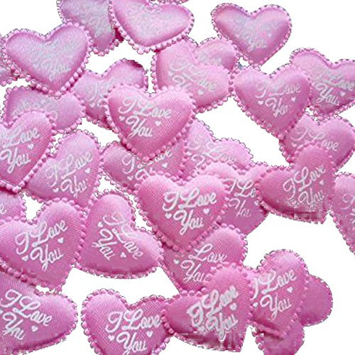 100 Stück rosa Herz Konfetti für Hochzeit Tisch Hochzeit Konfetti Rosa