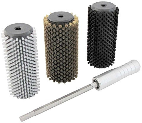 MARC® Roto-Bürstenset Racing Speed 140, 4-teilig - Nylon/Rosshaar/Bronze