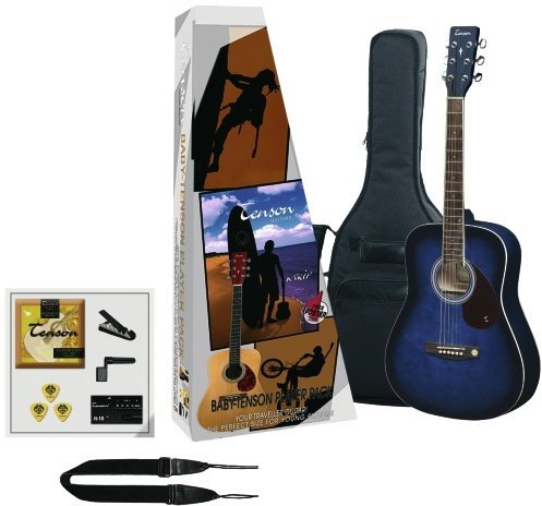 ALMERIA ACOUSTIC BABY PLAYER PACK BLUE Kinder Gitarren Konzertgitarren