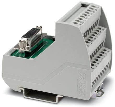 PHOENIX CONTACT VIP-3/SC/HD26SUB/F Varioface-Modul mit Schraubanschluss und D-Sub-Miniatur-Sockelstreifenschienen mit hoher Dichte, 26 Positionen, 79mm Modulbreite